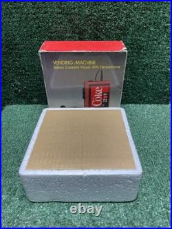 Vintage Coke Coca Cola Stereo Cassette Player With Headphones Vending Machine