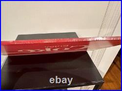 Vintage Coke Coca Cola Vending Machine Glass Panel Sign Vendo Cavalier Nascar