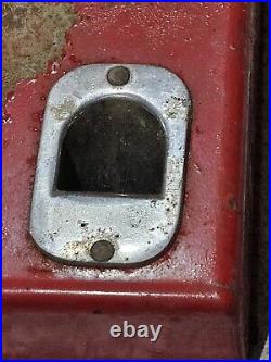 Vintage Coke Machine Changer Coin box Deposit Sign 10 Cent Sign Coca-Cola Penny
