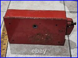 Vintage Coke Machine Changer Coin box Deposit Sign 10 Cent Sign Coca-Cola Penny