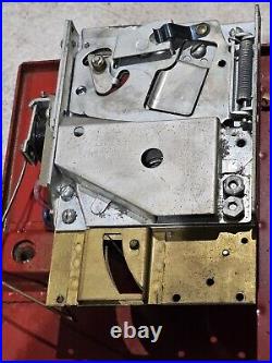 Vintage Coke Machine Changer Coin box Deposit Sign 10 Cent Sign Coca-Cola Penny