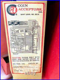 Vintage Coke Machine Coin Operated Vendo Vending Classic 1964
