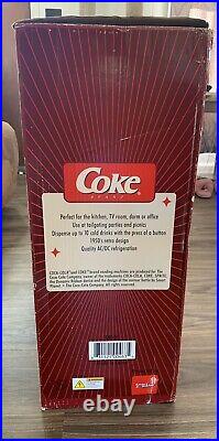 Vintage Coke Vending Machine Mini Red Retro Kitchen Fridge Ice Coca Cola Reward