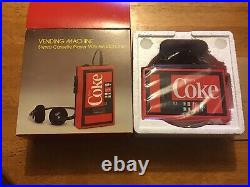 Vintage Coke Vending Machine Stereo Cassette Player with Headphones (NIB)