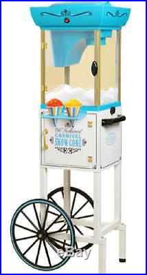 Vintage Collection Snow Cone Cart, Ice Sno Shaver Machine Concession Stand