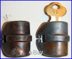 Vintage Columbus Barrel Locks for Gumball Peanut Vending Machine 1920's-1930's