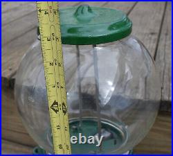 Vintage Columbus Model A Green Peanut Gumball Machine