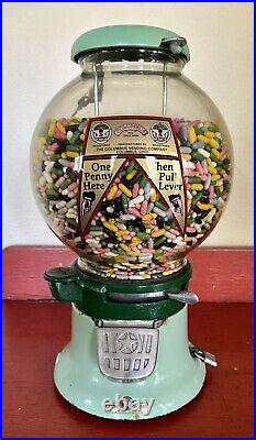 Vintage Columbus Penny Gumball Machine