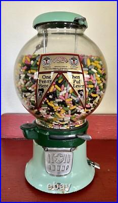 Vintage Columbus Penny Gumball Machine