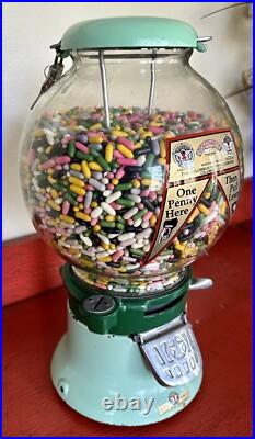 Vintage Columbus Penny Gumball Machine
