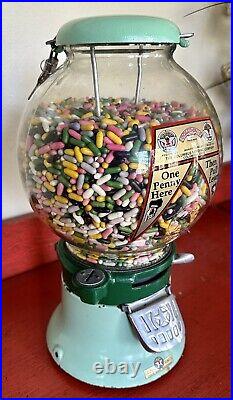 Vintage Columbus Penny Gumball Machine