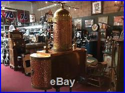 Vintage Copper & Brass Espresso Cappuccino Coffee Machine Watch Our Video