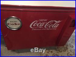 Vintage Cornelius Coca Cola With Machine Illuminated Sign