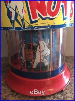 Vintage D-lux Hot Nut Machine Carnival Circus Sideshow Rare