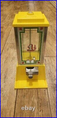 Vintage Dean Penny Arcade Products Beverly Hills, -1 cent Candy&Gumballs Machine