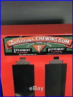 Vintage Delicious Penny Chewing Gum Dispenser With 1 Key Jolly Good Industries