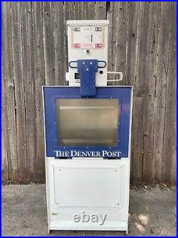 Vintage Denver Post Newspaper Vending Machine