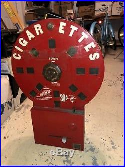 Vintage Dial-A-Smoke Cigarette Vending Machine