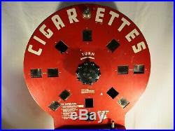 Vintage Dial-A-Smoke Cigarette Vending Machine Triangle Sales Company
