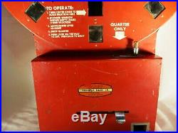 Vintage Dial-A-Smoke Cigarette Vending Machine Triangle Sales Company