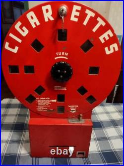 Vintage Dial A Smoke Rotary Coin Op Cigarette Vending Machine Minneapolis, Minn