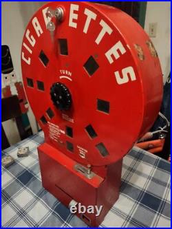 Vintage Dial A Smoke Rotary Coin Op Cigarette Vending Machine Minneapolis, Minn