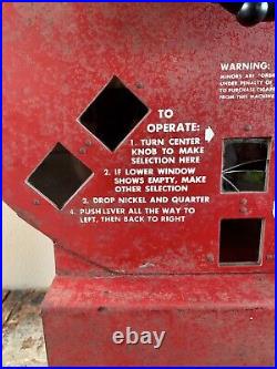 Vintage Dial A Smoke Rotary Coin Op Cigarette Vending Machine Minneapolis, Minn