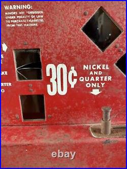 Vintage Dial A Smoke Rotary Coin Op Cigarette Vending Machine Minneapolis, Minn