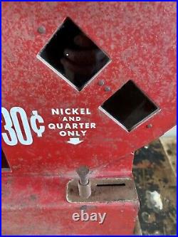 Vintage Dial A Smoke Rotary Coin Op Cigarette Vending Machine Minneapolis, Minn