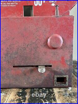 Vintage Dial A Smoke Rotary Coin Op Cigarette Vending Machine Minneapolis, Minn