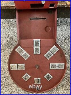 Vintage Dial A Smoke Rotary Coin Op Cigarette Vending Machine Minneapolis, Minn