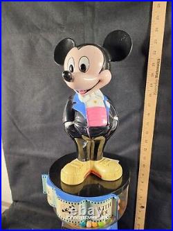 Vintage Disney Mickey Mouse Gumball Machine 60 year Anniversary Superior Works