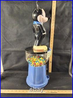 Vintage Disney Mickey Mouse Gumball Machine 60 year Anniversary Superior Works