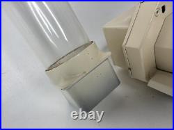 Vintage Dixie's Cup Dispenser Glass Metal