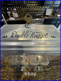 Vintage Double Peanut Candy Machine 1 Cent Antique Working