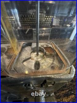 Vintage Double Peanut Candy Machine 1 Cent Antique Working