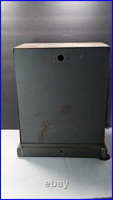 Vintage Double Slot Stamp Vending Machine Brooklyn New York For Parts or Repair
