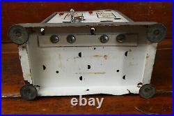 Vintage Double Slot Stamp Vending Machine Brooklyn New York For Parts or Repair