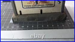 Vintage Double Slot Stamp Vending Machine Brooklyn New York For Parts or Repair