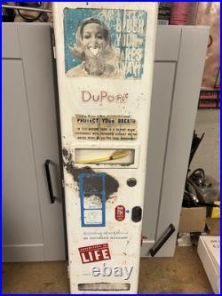 Vintage DuPont 25cent Toothbrush Vending Machine