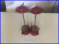 Vintage Dual Flatbush Gumco Penny King Gumball Machine. Rare