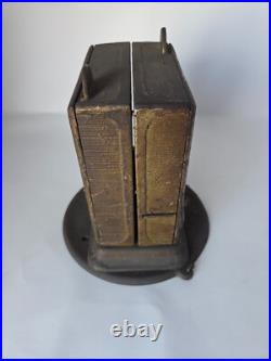 Vintage Dual-Sided Rotating Postage Stamp Vending Machine Nickel Dime Slots