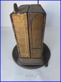Vintage Dual-Sided Rotating Postage Stamp Vending Machine Nickel Dime Slots