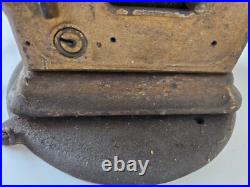 Vintage Dual-Sided Rotating Postage Stamp Vending Machine Nickel Dime Slots