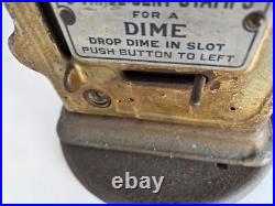 Vintage Dual-Sided Rotating Postage Stamp Vending Machine Nickel Dime Slots
