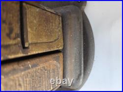 Vintage Dual-Sided Rotating Postage Stamp Vending Machine Nickel Dime Slots