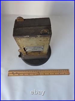 Vintage Dual-Sided Rotating Postage Stamp Vending Machine Nickel Dime Slots