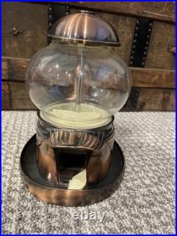 Vintage Duck Gumball Machine by Carousel Industries Bronze Tone Metal Working