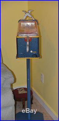 Vintage Duck Hunter Shoot the Duck Penny Gumball Vending Machine
