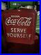 Vintage Embossed Coca-Cola Vendo Head Self Serve Coin Op Box